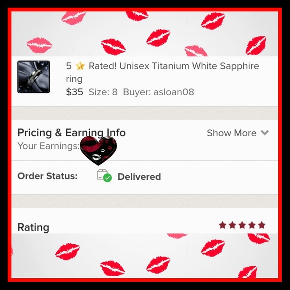 🆕️🆑️ Titanium White Sapphire Ring Solid Titanium Encrusted w/ White Sapphires - Picture 6 of 9